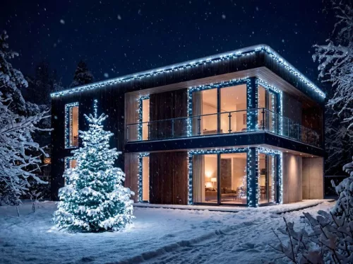  MagicHome karácsonyi fényfüzér, 200xLED, hideg fehér, 10 m