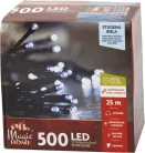 MagicHome karácsonyi fényfüzér, 500xLED, hideg fehér, 25 m