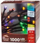 MagicHome karácsonyi fényfüzér, időzítő, 1000xszínes LED, 10 funkció, 50 m