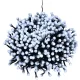 MagicHome karácsonyi fényfüzér, 700xLED, hideg fehér, 7 m