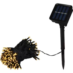   MagicHome karácsonyi fényfüzér, napelemes, 200xLED, meleg fehér, 20 m