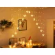 MagicHome karácsonyi fényfüggöny,csillagok,142xLED,meleg fehér,időzítő,8 funkció,3 m