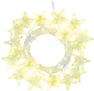 MagicHome karácsonyi fényfüggöny,csillagok,142xLED,meleg fehér,időzítő,8 funkció,3 m