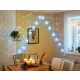 MagicHome karácsonyi fényfüggöny,csillagok,142xLED,hideg fehér,időzítő,8 funkció,3 m