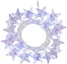 MagicHome karácsonyi fényfüggöny,csillagok,142xLED,hideg fehér,időzítő,8 funkció,3 m