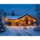MagicHome karácsonyi fényfüzér,504xLED,meleg fehér,9+1 funkció,időzítő,20 m