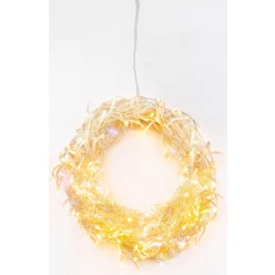   MagicHome karácsonyi fényfüzér, időzítő, 306xLED, meleg fehér, 10 funkció, 12 m