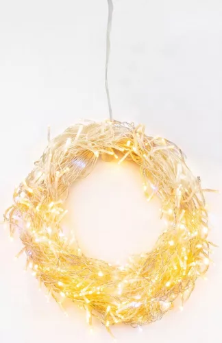 MagicHome karácsonyi fényfüzér, időzítő, 306xLED, meleg fehér, 10 funkció, 12 m