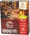 MagicHome karácsonyi fényfüzér, 1000xLED, meleg fehér, 8 funkció, 100 m, IP44