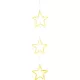 MagicHome karácsonyi csillagok, 44xLED meleg fehér, IP44, 3xAA, 55,5 cm
