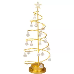   MagicHome karácsonyfa dekoráció, 30xLED meleg fehér, IP20, 2xAA, 40 cm