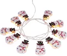 MagicHome hóemberes karácsonyi fényfüzér 10xLED meleg fehér, 1,35 m