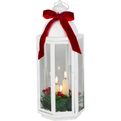   MagicHome karácsonyi lámpás szalaggal, 3xLED, meleg fehér, 16x14x38,5 cm