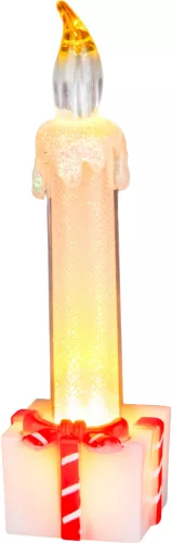 MagicHome, karácsonyi gyertya,1xLED, meleg fehér, 3xLR44, 4,8x4,8x16cm