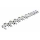 Asta nyitott végű villáskulcs készlet 10 db-os, 3/8" befogás