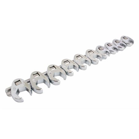 Asta nyitott végű villáskulcs készlet 10 db-os, 3/8" befogás