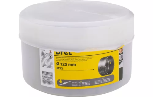 Drel vídiás koronafúró 125 mm
