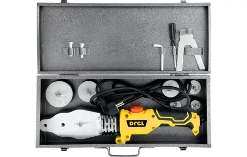 Drel csőhegesztőgép műanyag csövekhez 1500W-os, 20-63mm