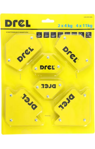 Drel hegesztőmágnes készlet 4-11 kg, 6 db