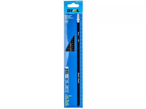Drel dekopír fűrészlap fára, 225 mm, 5 db