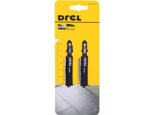 Drel dekopír fűrészlap, 75 mm, 2 db, kemény anyagokhoz