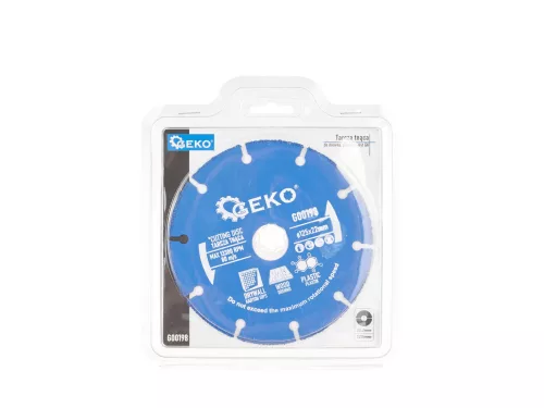 GEKO gyémánt vágókorong, fához, műanyaghoz, gipszkartonhoz, 125 mm-es