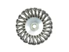GEKO sodrott ferde acélkefe, sarokcsiszolóra, M14 menettel, 125 mm