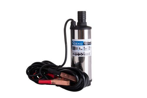 GEKO merülő üzemanyag szivattyú 12 V, 51 mm, 4 m-es tömlővel, pisztollyal