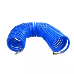   GEKO levegős spiráltömlő EU gyorscsatlakozóval PE 8x12mm, 15m, 7 bar