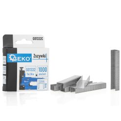 GEKO tűzőgép kapocs 1,2 x 11,3 mm, 8 mm, 1000 db