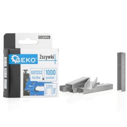 GEKO tűzőgép kapocs 1,2 x 11,3 mm, 10 mm, 1000 db