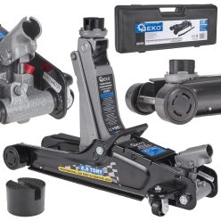   GEKO 2,5 tonnás alacsony profilú krokodil emelő 85-380 mm, műanyag kofferban