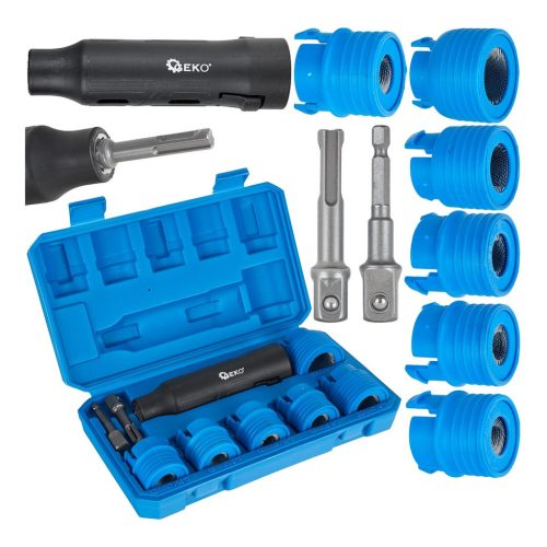 GEKO kerékcsavar és csavarfej tisztító készlet, 9 db - os