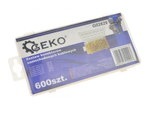 GEKO kábel csatlakozó készlet 600 db-os
