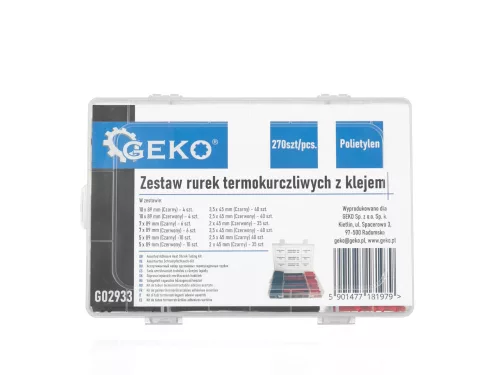 GEKO zsugorcső készlet 270 db-os