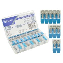   GEKO elektromos vezeték összekötő készlet 60 db-os, 0,2 - 4 mm