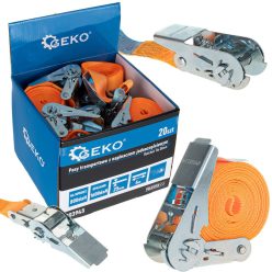  GEKO racsnis rögzítő heveder 25 mm X 4 m, 1600 kg
