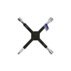   GEKO keresztkulcs, 14 "17x19x21x1 / 2" megerősített típusú fekete markolat