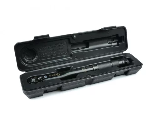 GEKO 1/4" nyomatékkulcs 5-25 Nm, fekete