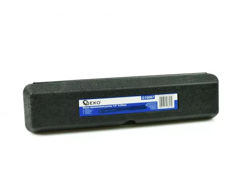 GEKO 1/4" nyomatékkulcs 5-25 Nm, fekete