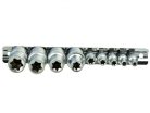 GEKO E- torx dugófej készlet 9db-os E4-E16 1/4" és  1/2"