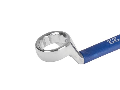 GEKO csiszolt csillag - csillag kulcskészlet csúszásgátló gumi markolattal 6-32mm, 12 db, CRV