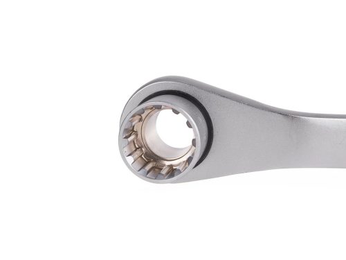 GEKO racsnis, 12 szögletű, átmenő furatos dugófej készlet, 17 db - os