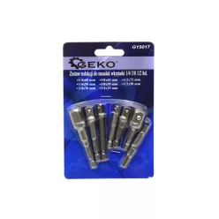 GEKO fúrógépbe fogható adapter készlet, 8db-os