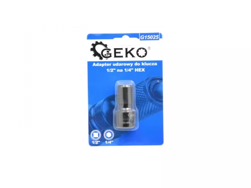 GEKO adapter 1/2"- 1/4" Hex