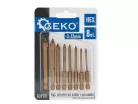 GEKO üveg és kerámiafúró készlet, 8 db - os, HEX  3 - 12 mm