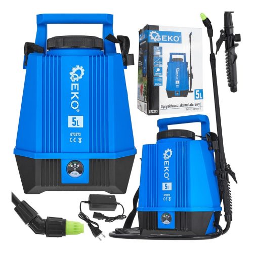 GEKO akkumulátoros permetező 5 literes