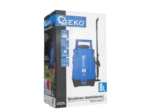 GEKO akkumulátoros permetező 8 literes