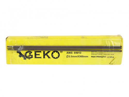 GEKO rutilos elektróda 2,5mmx300mm, 2.5kg, E6013