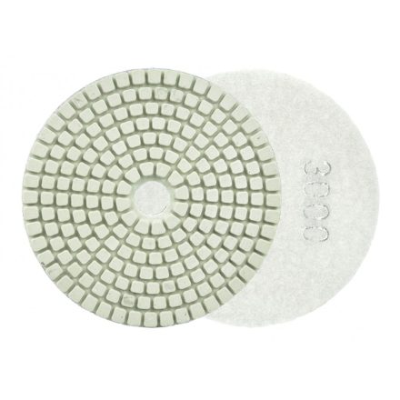 GEKO gyémánt csiszoló polírozó korong, 100 mm-es, GR 3000
